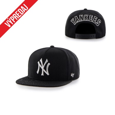Šiltovka, snapback, 47, BRAND, MLB, NY, NEW, YORK, YANKEES, čierna, baseball, senior